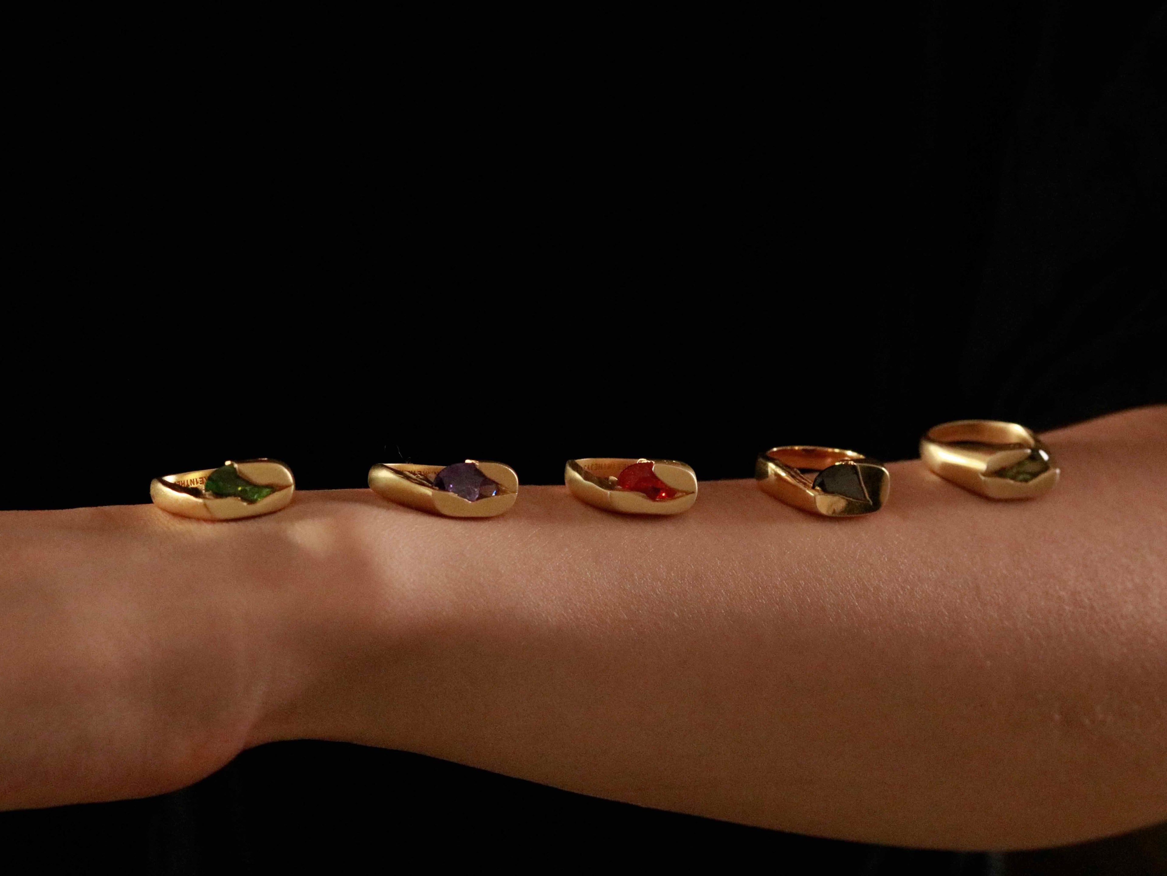 variety of Cubic Zirconia  rings 