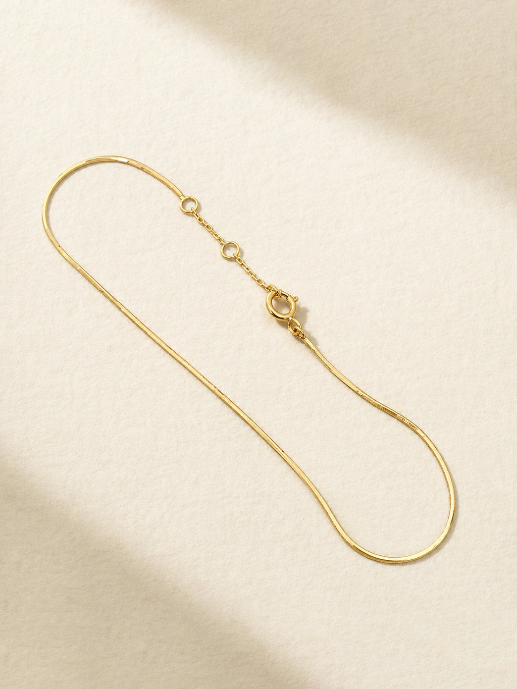 Snake Chain Bracelet in Solid Gold