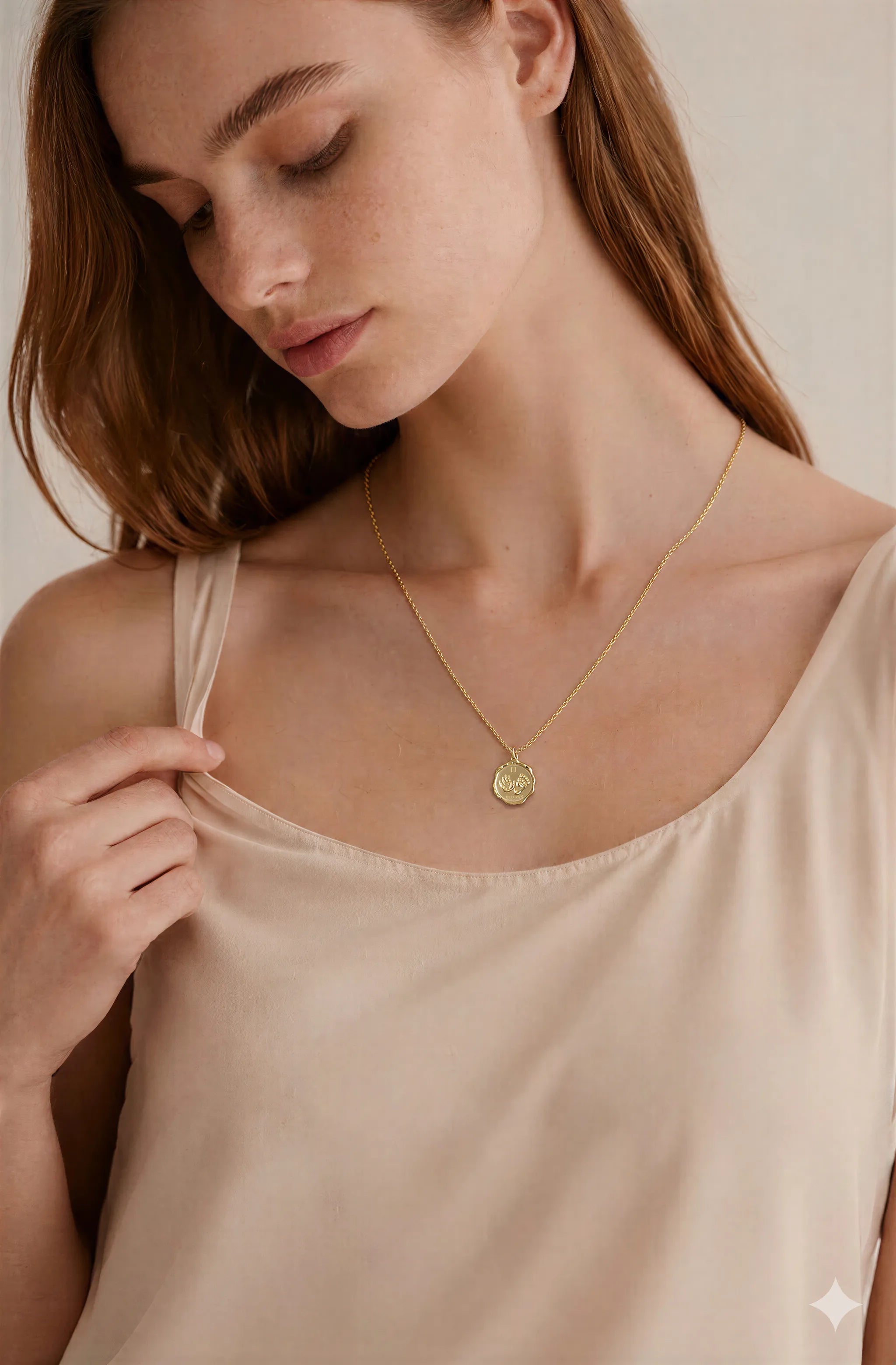 Baby Handprint Necklace (Personalisable)