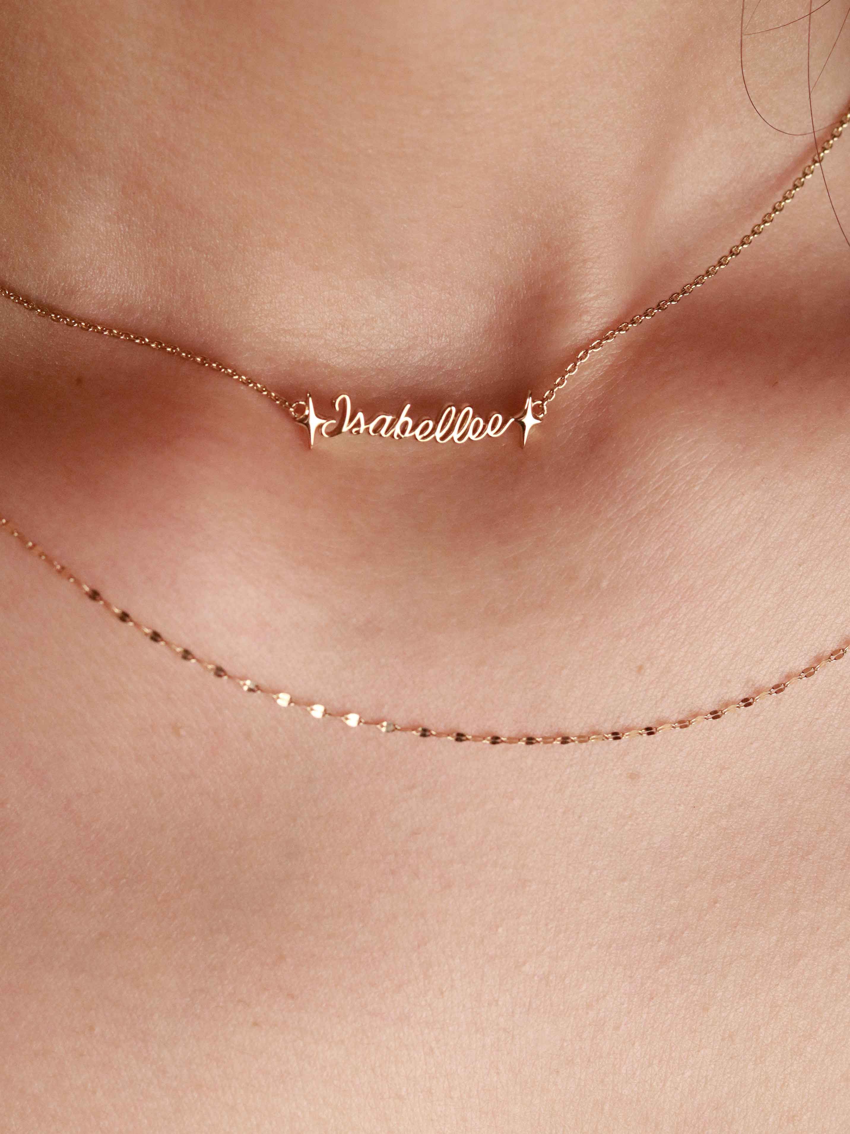North Star Name Necklace (Personalisable)