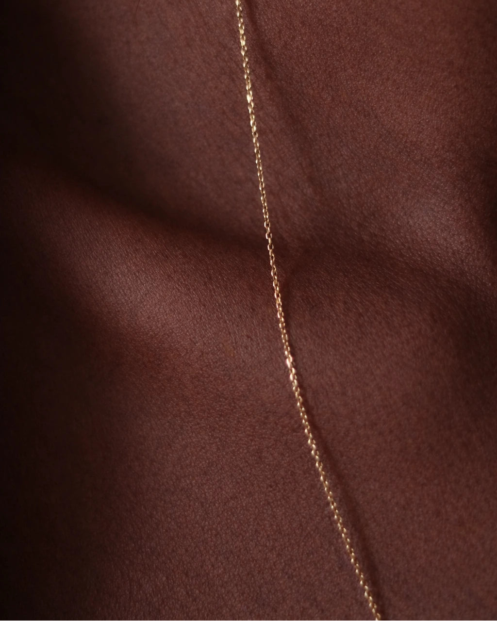 Dainty Cable Chain Necklace in Solid Gold