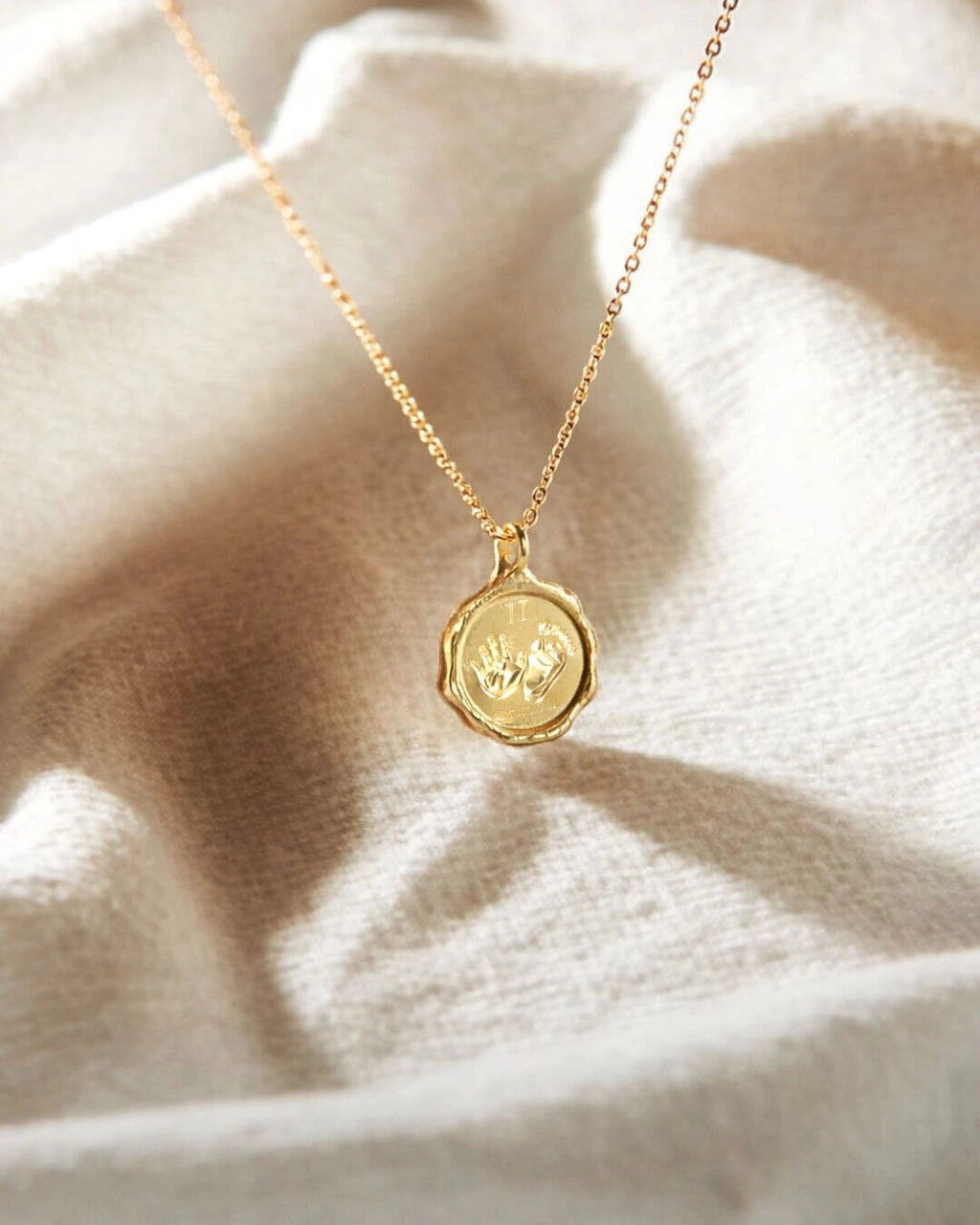 Baby Handprint Necklace (Personalisable)