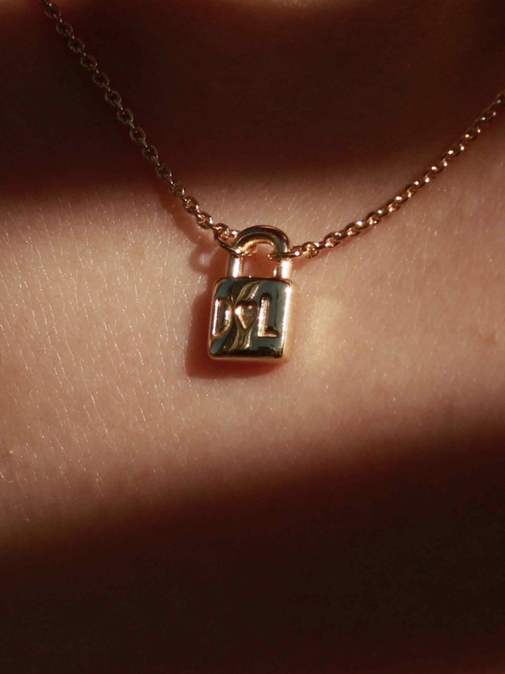 engraved necklace with initials 