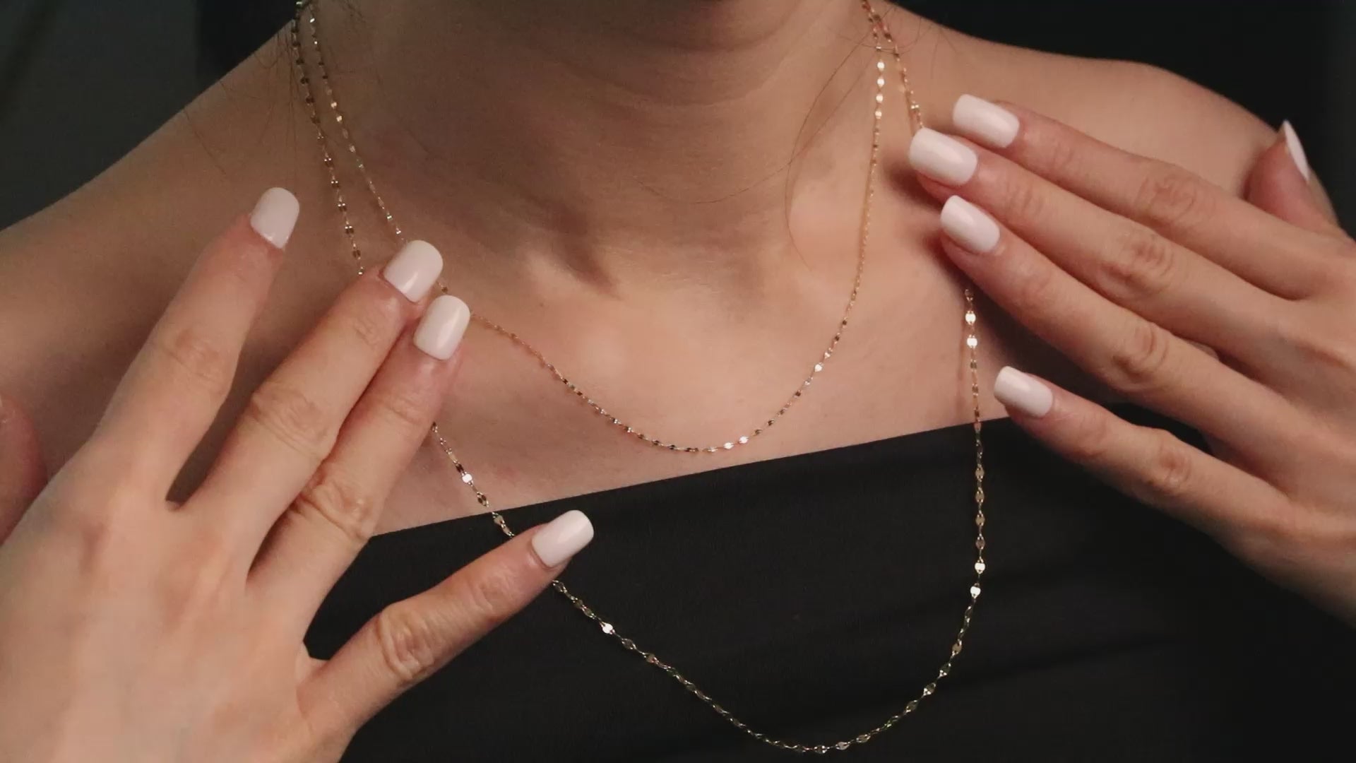 two sparkle 14k gold necklaces 16 inc and 20 inch 1.08 mm and 1.72 mm